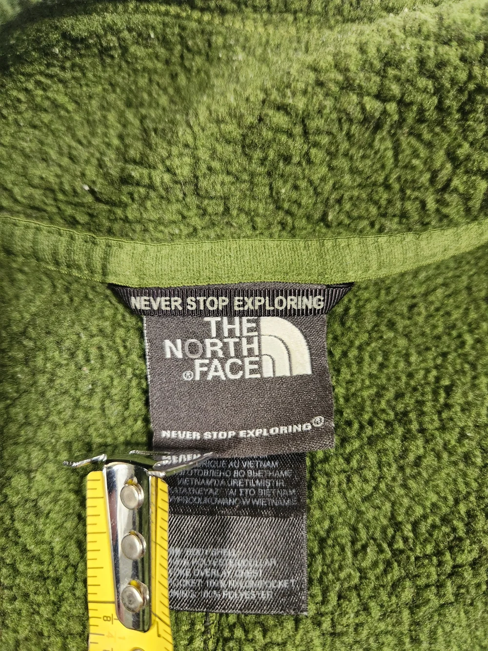 The North Face Mens M Green Gordon Lyons Fleece Vest Full Zip NF00C736
